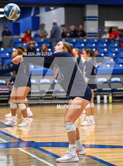 Thumbnail 1 in Gateway College Preperatory vs Madisonville (UIL Volleyball 4A D2 Region III Quarterfinal) photogallery.