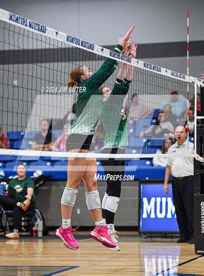 Thumbnail 1 in Gateway College Preperatory vs Madisonville (UIL Volleyball 4A D2 Region III Quarterfinal) photogallery.