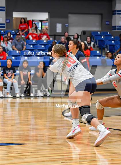 Thumbnail 3 in Gateway College Preperatory vs Madisonville (UIL Volleyball 4A D2 Region III Quarterfinal) photogallery.