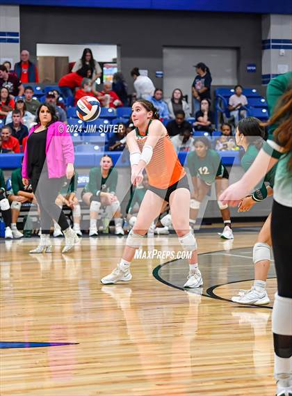 Thumbnail 2 in Gateway College Preperatory vs Madisonville (UIL Volleyball 4A D2 Region III Quarterfinal) photogallery.
