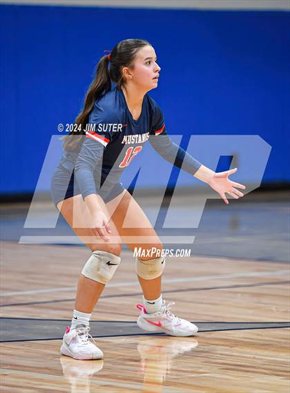 Thumbnail 1 in Gateway College Preperatory vs Madisonville (UIL Volleyball 4A D2 Region III Quarterfinal) photogallery.