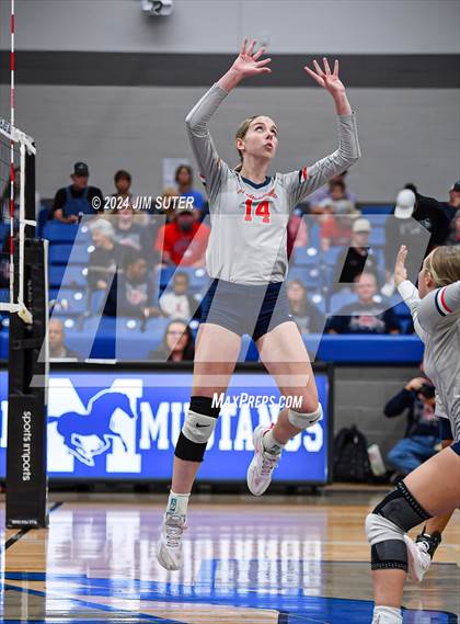 Thumbnail 3 in Gateway College Preperatory vs Madisonville (UIL Volleyball 4A D2 Region III Quarterfinal) photogallery.
