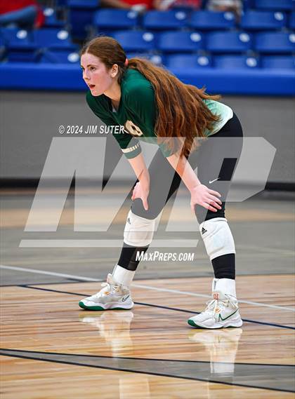 Thumbnail 2 in Gateway College Preperatory vs Madisonville (UIL Volleyball 4A D2 Region III Quarterfinal) photogallery.