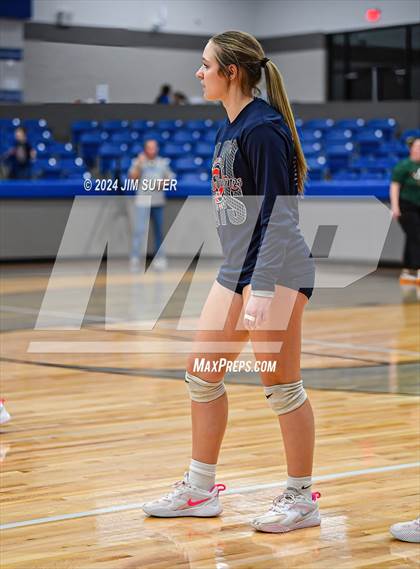 Thumbnail 2 in Gateway College Preperatory vs Madisonville (UIL Volleyball 4A D2 Region III Quarterfinal) photogallery.