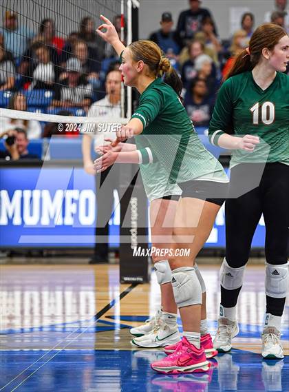 Thumbnail 2 in Gateway College Preperatory vs Madisonville (UIL Volleyball 4A D2 Region III Quarterfinal) photogallery.