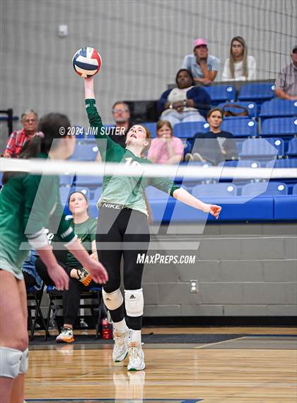 Thumbnail 3 in Gateway College Preperatory vs Madisonville (UIL Volleyball 4A D2 Region III Quarterfinal) photogallery.