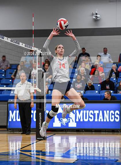 Thumbnail 1 in Gateway College Preperatory vs Madisonville (UIL Volleyball 4A D2 Region III Quarterfinal) photogallery.