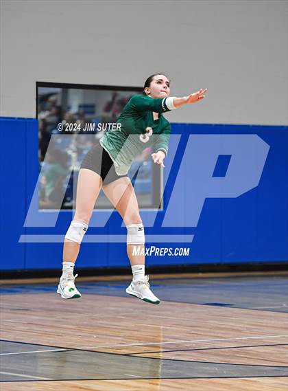 Thumbnail 2 in Gateway College Preperatory vs Madisonville (UIL Volleyball 4A D2 Region III Quarterfinal) photogallery.