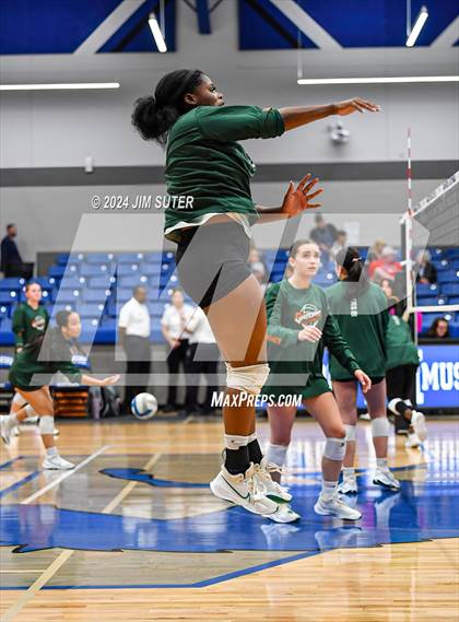 Thumbnail 2 in Gateway College Preperatory vs Madisonville (UIL Volleyball 4A D2 Region III Quarterfinal) photogallery.