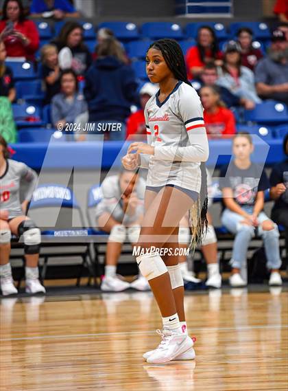 Thumbnail 2 in Gateway College Preperatory vs Madisonville (UIL Volleyball 4A D2 Region III Quarterfinal) photogallery.