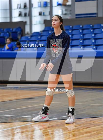 Thumbnail 2 in Gateway College Preperatory vs Madisonville (UIL Volleyball 4A D2 Region III Quarterfinal) photogallery.
