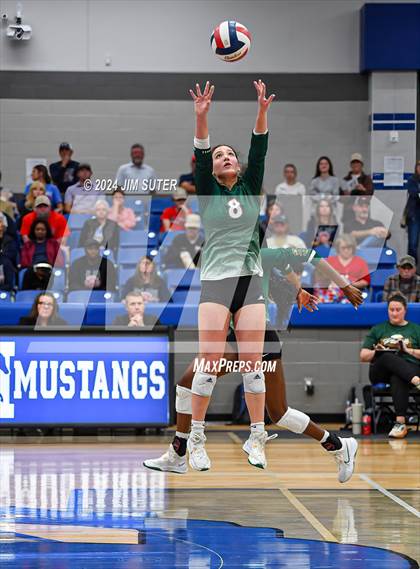 Thumbnail 3 in Gateway College Preperatory vs Madisonville (UIL Volleyball 4A D2 Region III Quarterfinal) photogallery.