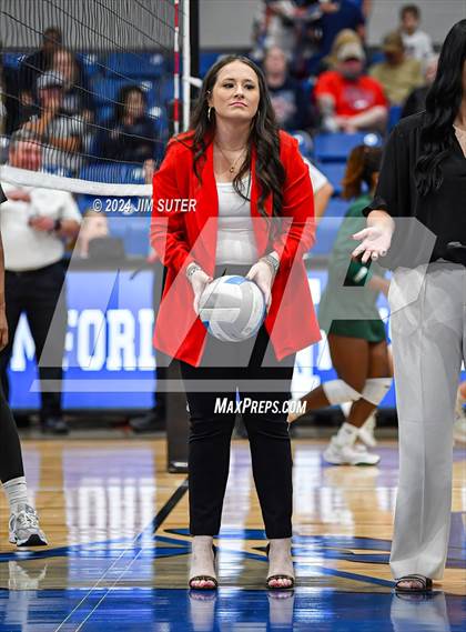 Thumbnail 3 in Gateway College Preperatory vs Madisonville (UIL Volleyball 4A D2 Region III Quarterfinal) photogallery.