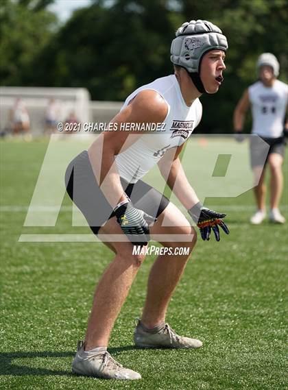 Thumbnail 2 in Magnolia vs Temple (7 on 7 State Qualifying Tournament) photogallery.
