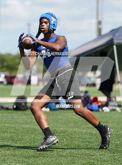 Thumbnail 1 in Magnolia vs Temple (7 on 7 State Qualifying Tournament) photogallery.