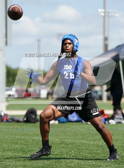 Thumbnail 1 in Magnolia vs Temple (7 on 7 State Qualifying Tournament) photogallery.