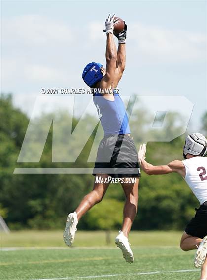 Thumbnail 3 in Magnolia vs Temple (7 on 7 State Qualifying Tournament) photogallery.