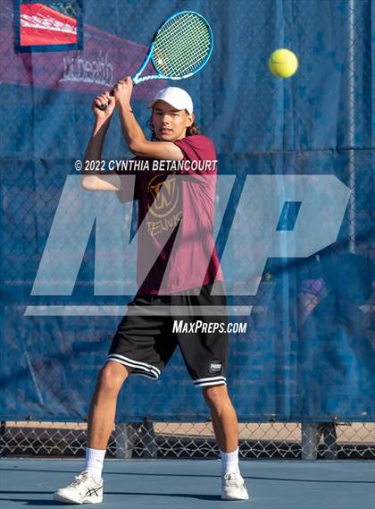 Thumbnail 2 in 5A Region 1 Tennis Tournament photogallery.