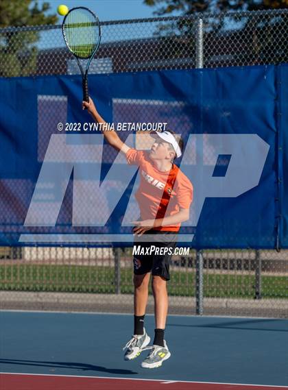 Thumbnail 2 in 5A Region 1 Tennis Tournament photogallery.
