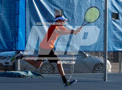 Thumbnail 3 in 5A Region 1 Tennis Tournament photogallery.
