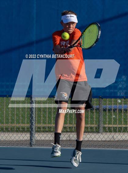 Thumbnail 2 in 5A Region 1 Tennis Tournament photogallery.