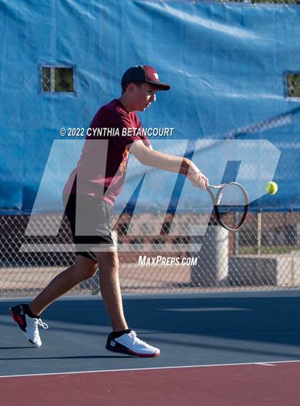 Thumbnail 2 in 5A Region 1 Tennis Tournament photogallery.