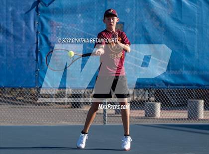 Thumbnail 3 in 5A Region 1 Tennis Tournament photogallery.
