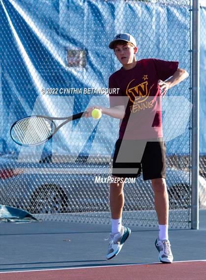 Thumbnail 3 in 5A Region 1 Tennis Tournament photogallery.