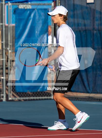 Thumbnail 3 in 5A Region 1 Tennis Tournament photogallery.
