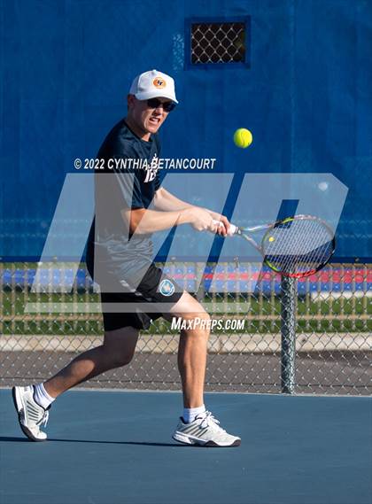 Thumbnail 3 in 5A Region 1 Tennis Tournament photogallery.
