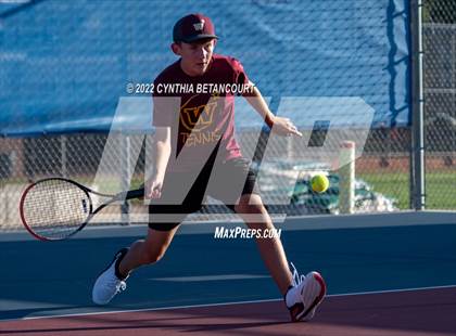 Thumbnail 2 in 5A Region 1 Tennis Tournament photogallery.