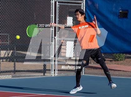 Thumbnail 3 in 5A Region 1 Tennis Tournament photogallery.