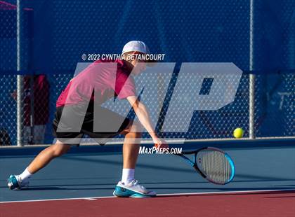 Thumbnail 3 in 5A Region 1 Tennis Tournament photogallery.