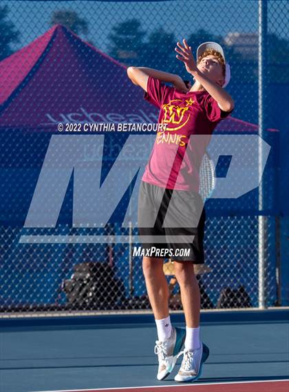 Thumbnail 2 in 5A Region 1 Tennis Tournament photogallery.
