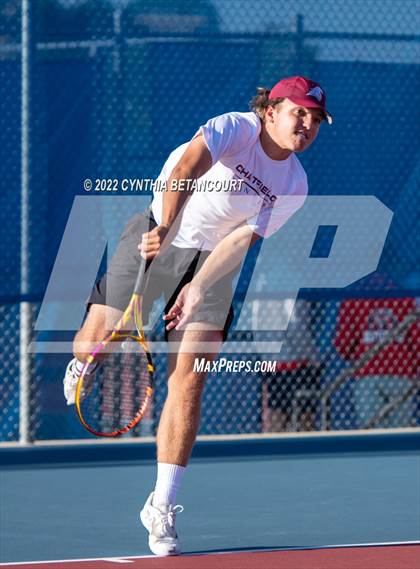 Thumbnail 3 in 5A Region 1 Tennis Tournament photogallery.