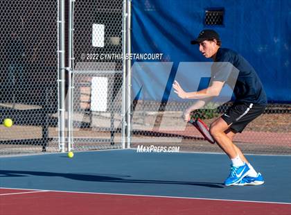 Thumbnail 3 in 5A Region 1 Tennis Tournament photogallery.