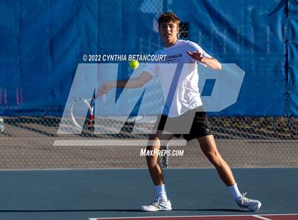 Thumbnail 3 in 5A Region 1 Tennis Tournament photogallery.