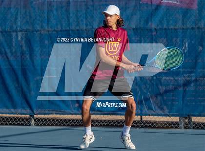 Thumbnail 3 in 5A Region 1 Tennis Tournament photogallery.