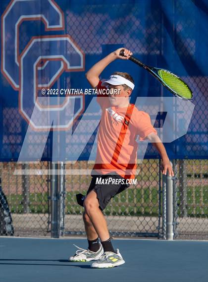 Thumbnail 3 in 5A Region 1 Tennis Tournament photogallery.