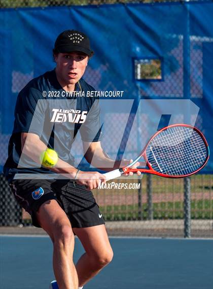 Thumbnail 3 in 5A Region 1 Tennis Tournament photogallery.