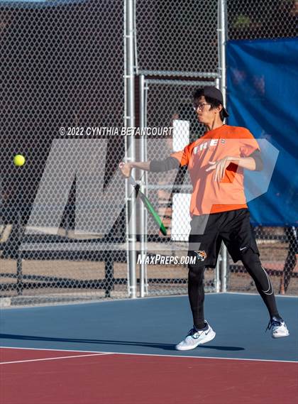Thumbnail 3 in 5A Region 1 Tennis Tournament photogallery.