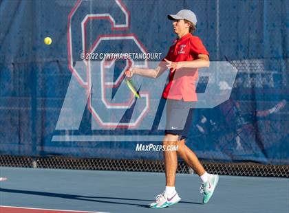 Thumbnail 3 in 5A Region 1 Tennis Tournament photogallery.