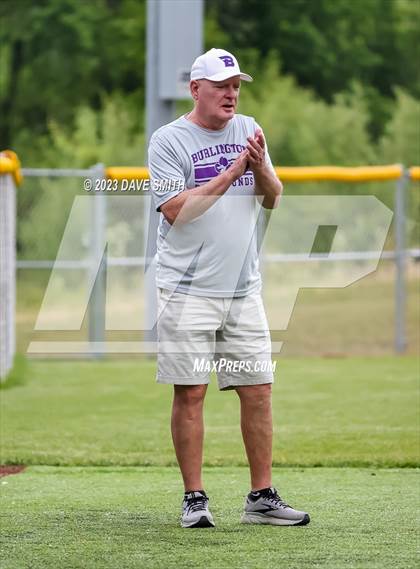 Thumbnail 2 in Benton vs Burlington (Xavier Varsity Classic) photogallery.