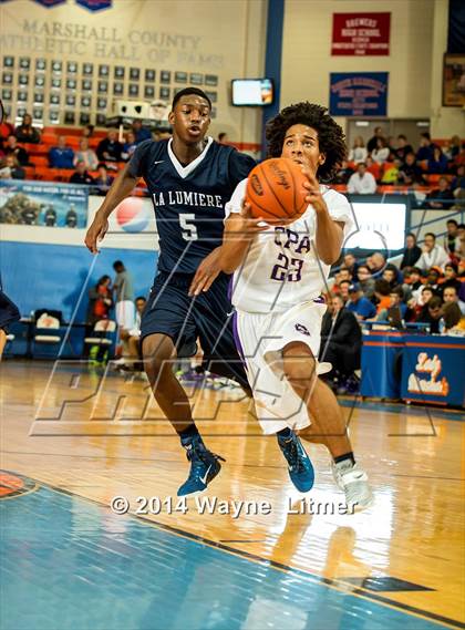 Thumbnail 1 in Christ Presbyterian Academy vs LaLumiere (Marshall County Hoopfest) photogallery.