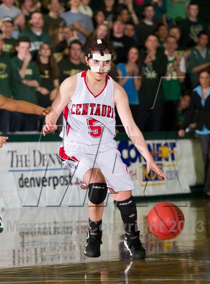 Thumbnail 3 in Centauri vs. Bishop Machebeuf (CHSAA 3A Great 8) photogallery.