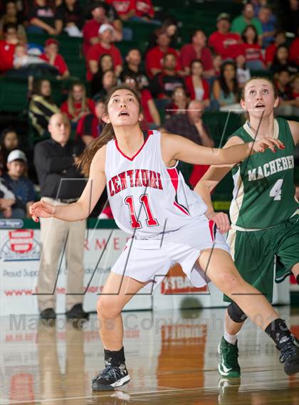 Thumbnail 2 in Centauri vs. Bishop Machebeuf (CHSAA 3A Great 8) photogallery.