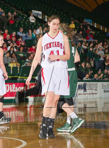 Thumbnail 1 in Centauri vs. Bishop Machebeuf (CHSAA 3A Great 8) photogallery.