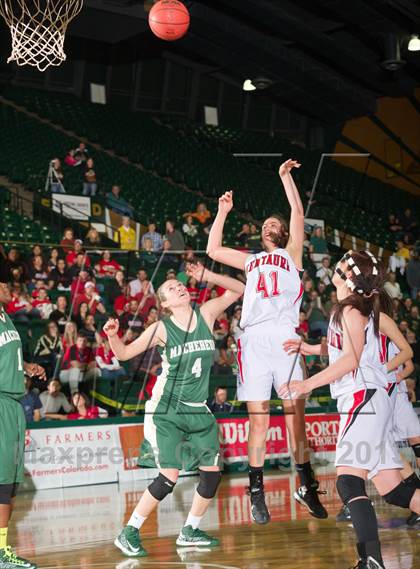 Thumbnail 2 in Centauri vs. Bishop Machebeuf (CHSAA 3A Great 8) photogallery.