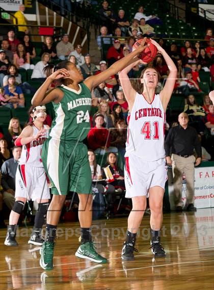 Thumbnail 2 in Centauri vs. Bishop Machebeuf (CHSAA 3A Great 8) photogallery.