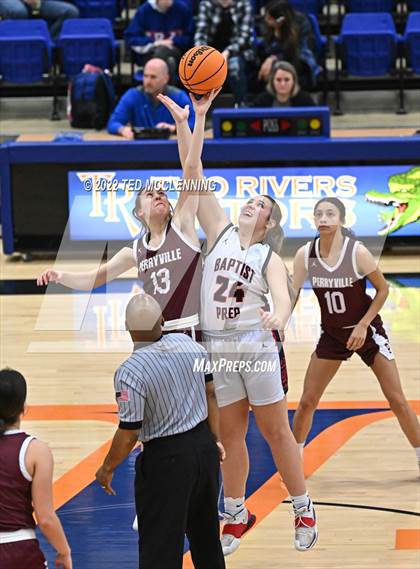 Thumbnail 3 in Perryville vs Baptist Prep photogallery.